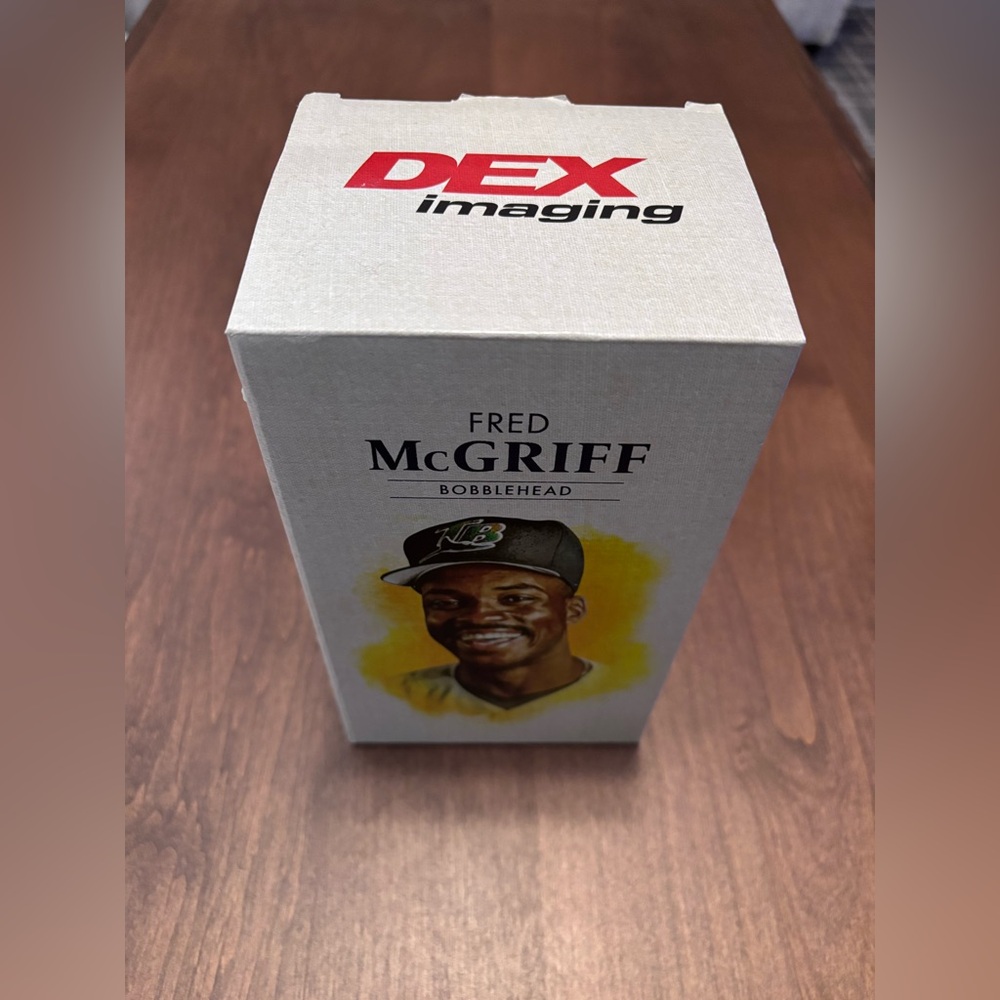 Fred McGriff Rays Hall of Fame Bobblehead.Tampa Bay Rays. 2024 Stadium Giveaway